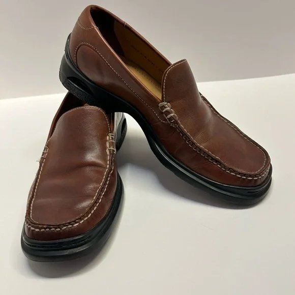Cole Haan Brown Leather Loafers 11 M NikeAir CO7916 X